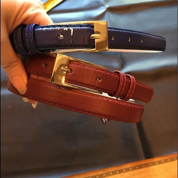 DARK RED & Navy Belts! .75” width main image 7